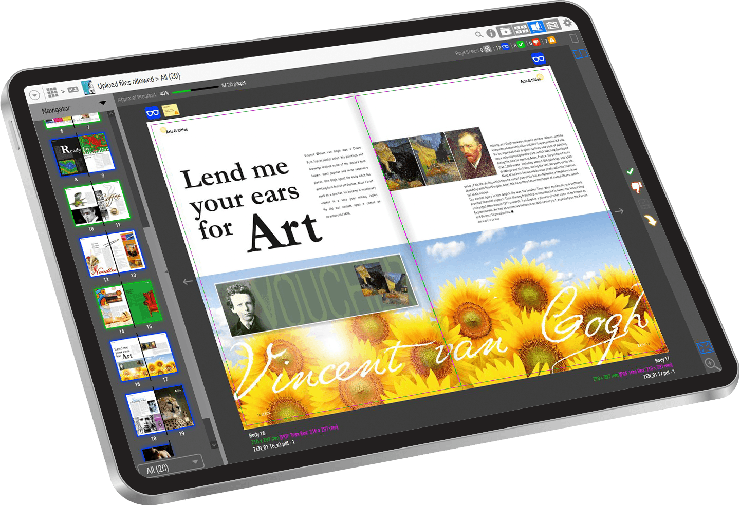 Tablet iPad Easy Online Remote Approval from Anywhere